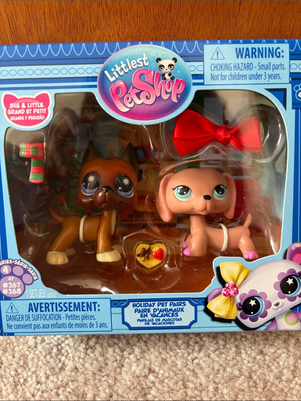 Littlest Pet Shop Holiday Series 4 Great Dane and Dachshund